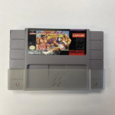 Street Fighter II Turbo (Super Nintendo SNES, 1992) Cartridge Cart Only VG+ - Image 1 of 4