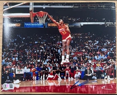DOMINIQUE WILKINS Atlanta Hawks SIGNED AUTO 8x10 Photo Beckett BGS Holo Only🏀 - Image 1 of 3