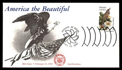 Mayfairstamps US FDC 1982 America the Beautiful Arizonia Great Seal First Day Co - Image 1 of 2