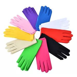 Womens UV Sun Protection Stretch Short Gloves Summer Breathable Driving Mittens - Picture 1 of 31