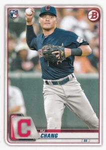 2020 TOPPS BOWMAN ROOKIE - YU CHANG RC - #66 CLEVELAND INDIANS - Picture 1 of 1