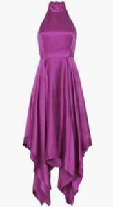 NWT RRP $550 Sass & Bide COCKTAILS AT SUNSET Magenta Dress Size 36 Free Post - Picture 1 of 6