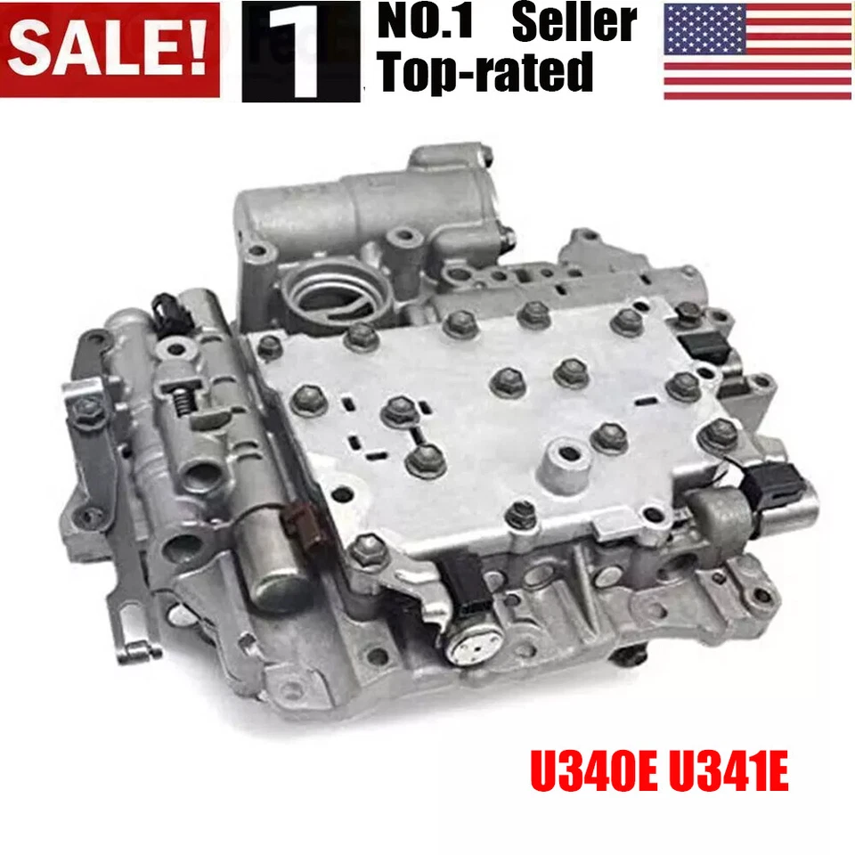 Valve Body U340E U341E w/ Solenoid For 2002-2012 Toyota Yaris Corolla Scion USA - Imagem 1 de 4