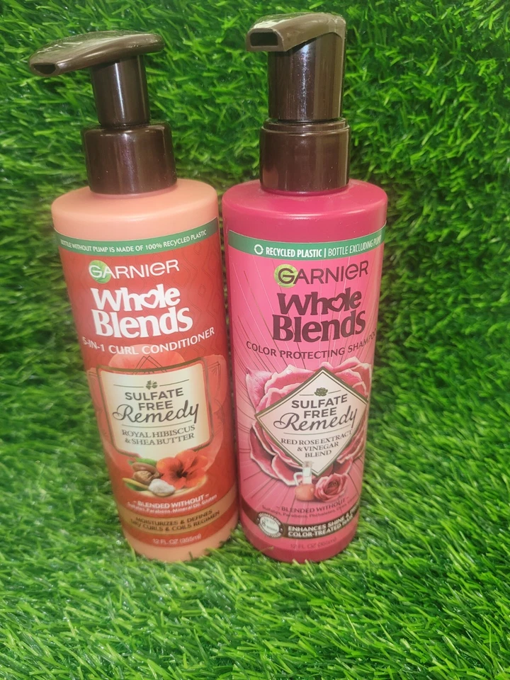 Garnier Sulfate Free Remedy Red Rose Shampoos & Royal Hibiscus Conditioner Read - Image 1 of 1