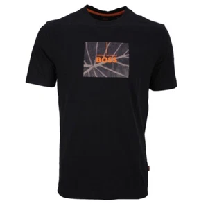 BOSS Herren T-Shirt Te Injungle schwarz 50535112 001 black - Picture 1 of 4