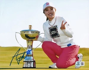 AYAKA FURUE SIGNED AUTO'D 8X10 PHOTO BAS COA LPGA TOUR 2024 EVIAN CHAMPIONSHIP A - Bild 1 von 1