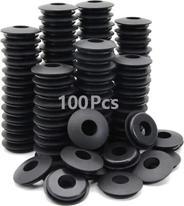 GREPSPUD 100pcs Glad Hand Seals Rubber Truck Gladhand Seals Black Polyurethan... - Picture 1 of 3