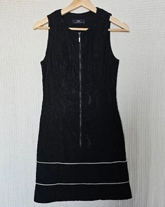 Cue Women Lace A-Line Dress Size 6 Black - Picture 1 of 9