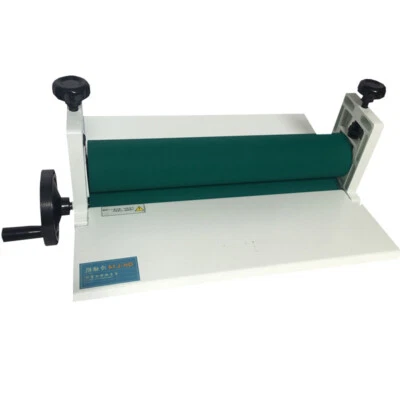 Manual Cold Laminating Machine Silicone Roller Photo Laminating Machine QH-14 - Image 1 of 4