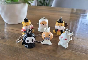 Handmade Halloween keychains, Halloween Shiba Inu, Halloween Bunny,Cute keychain - Picture 1 of 14