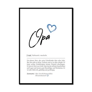 OPA | Definition Poster & Kunstdrucke | Wandbilder Geschenk - Bild 1 von 4