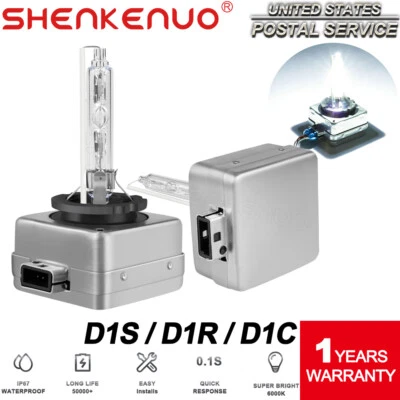 HID Headlight Bulbs for Cadillac Escalade 2007 2008 2009 2010-2014 High Low Beam - Изображение 1 из 4