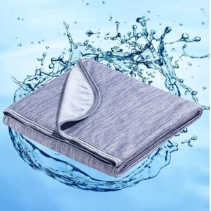 Gray Cooling Throw Blanket Arc-Chill Q-Max 0.5 51" X 67" (H) - Picture 1 of 5
