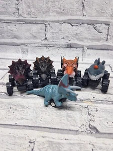Dino Bros Pull Back & Go Dinosaurier Motiv Mini Monster Truck Spielzeug Menge 5 - Bild 1 von 22
