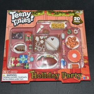 Teeny Tinies HOLIDAY PARTY Mini Food Playset Toy Doll/dollhouse Miniatures 20 Pc - Picture 1 of 12
