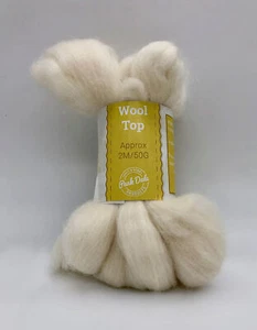 Wolltops Natur - Ein schönes Paket naturweicher Corriedale Wolltops - Bild 1 von 1