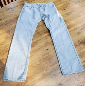 Levi's 511 Jeans Boys Size 28 x 28 16 Reg Casual Slim Tan 5 Pocket Denim - Picture 1 of 10