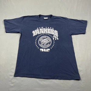 Vintage New York Yankees Tee 3 in a Row ’98’99’00 2000 AL Champions Blue XL - Bild 1 von 5