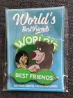 PIN Baloo Mowgli World's Best Friends Jungle Book Disney Disneyland Paris  DLP
