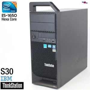 Workstation Computer IBM ThinkStation S30 0606 Intel Xeon E5-1650 Hexa Core 16GB - Picture 1 of 7
