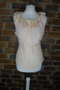 UNTOLD ANTIQUE ROSE SILK SLEEVELESS BLOUSE SIZE 14 NWT - Picture 1 of 6
