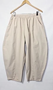 Moonshine pantaloni a strati pantaloni a palloncino 46 48 50 taglia 1 tasche beige nuovi - Foto 1 di 1