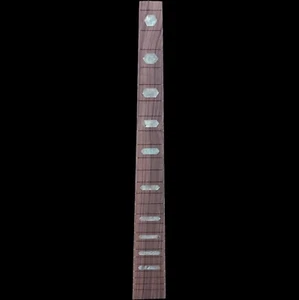 25,5" Scale Palisander 42 mm 24 Bund Abalone Achteck unvollendet Gitarre Griffbrett - Bild 1 von 4