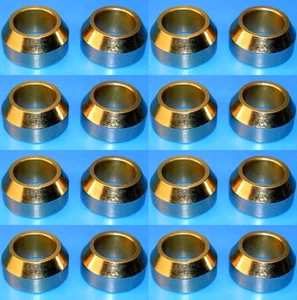 (16 QTY) 7/8 CONE SPACERS ROD END - ENDS, HEIM JOINT - JOINTS ( .875 ) - Picture 1 of 3