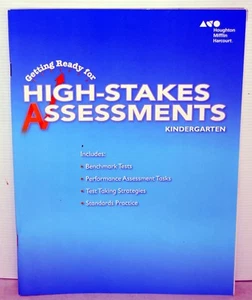 Houghton Mifflin High Stakes Assessments Math Grade K Brand New FREE SHIPPING - Picture 1 of 2