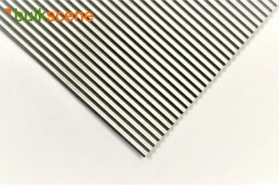 PLAIN 2.5mm CORRUGATED METAL SHEETING FOR O/OO/HO 7MM & 4MM MODELLING 1/76 1/43 - Image 1 of 4
