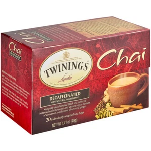 Twinings Chai Decaffeinated Tea Bags - 20/Box - Picture 1 of 4