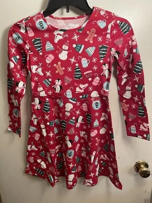 Vestido Patinador Manga Larga Navidad Rojo The Children's Place Niñas Talla M (7-8) Foto 1 de 4