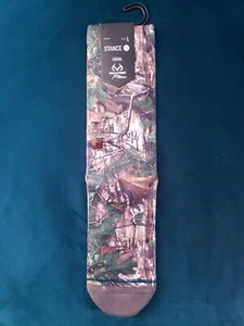 Realtree Stance Socks Crew Men’s Large Xtra Green Casual Green Camouflage - Picture 1 of 6