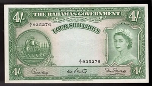 Bahamas 1953 4 chelines foto # 13b XF+ (nítido) - Imagen 1 de 2