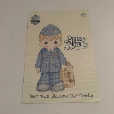Precious Moments Bless Those Who Serve Their Country Cross Stitch Booklet 99372 - Image 1 of 4