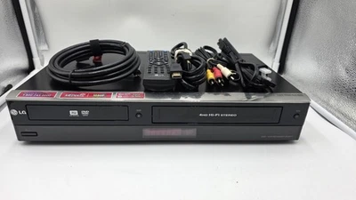 LG RC897T DVD Recorder VCR Combo Dubbing Transfer VHS to DVD with Remote Cables - Image 1 of 4