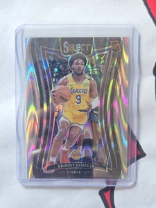 Bronny James Jr RC - Mezzanine Flash #369 - 2024-25 Panini Select NBA - Lakers - Imagen 1 de 2