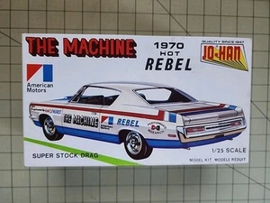 1970 JO HAN THE MACHINE HOT NEW REBEL MODEL CAR 1/25 SCALE - Picture 1 of 14