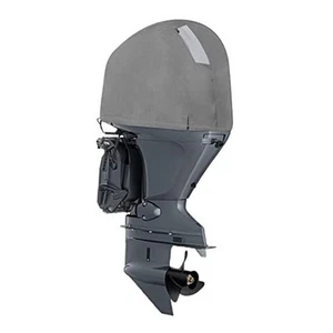 Outboard Motor Cover for Yamaha, Waterproof 600D Heavy F75D, F90C, F100F-Grey - Picture 1 of 5