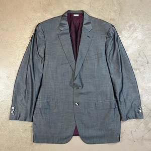 Brioni NM Nomenta Suit Jacket 2-Button Notch Lapel Italy Wool Blend Gray Size 48 - Picture 1 of 14