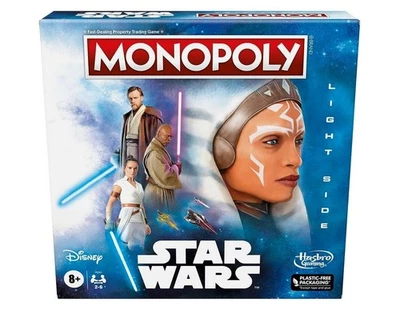 Star Wars Monopoly Light Side Edition Board Game Hasbro Rebel Alliance 2023 NEW - Image 1 of 4