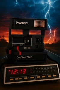 Cámara fotográfica instantánea Polaroid OneStep Flash 600 vintage años 80 retro hecha en el Reino Unido - Imagen 1 de 9