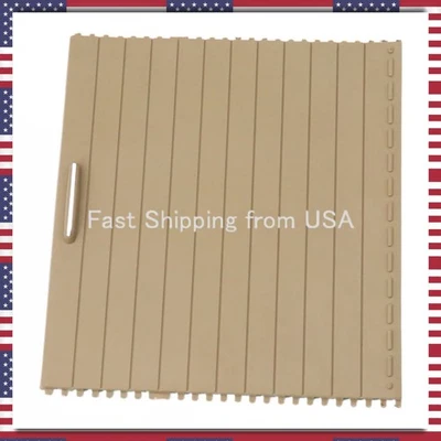Beige Cup Holder Slide Roller Blind Shutter Cover For Mercedes-Benz W166 ML GLE Foto 1 de 4