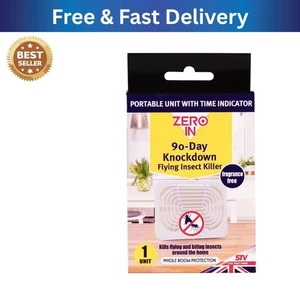 NEW Zero In ZER883 90 Day Knockdown Flying Insect Killer Portable Bug Killer UK - Picture 1 of 5