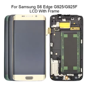 For Samsung Galaxy S6 Edge G925 OEM LCD Display Touch Screen Digitizer Assembly - Picture 1 of 5
