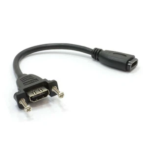 15cm HDMI 1.4 Panneau Support Douille Bout pour Plaques Frontales & Sol Boîtes [ - Afbeelding 1 van 3