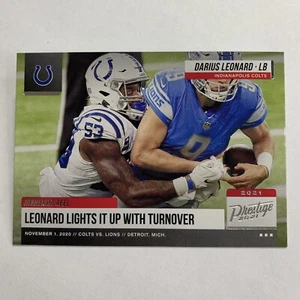 Carrete Prestige Highlight 2021 Darius Leonard #HR-DLC Indianapolis Colts - Imagen 1 de 2