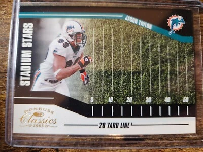 2005 Donruss Classics Jason Taylor Stadium Stars 89/250 #SS-21 Miami Dolphins - Image 1 of 2