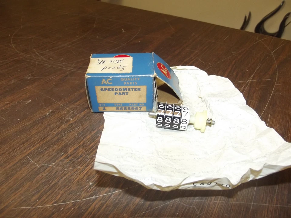 Nuevo de Lote Antiguo 1962 62 Buick LeSabre Invicta Electra Trip Odómetro Números 5655967  Foto 1 de 1