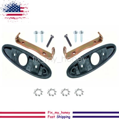 For 1970-1981 Firebird Camaro Nova GTO Outside Bullet Mirror Mounting L&R Set - Imagem 1 de 4